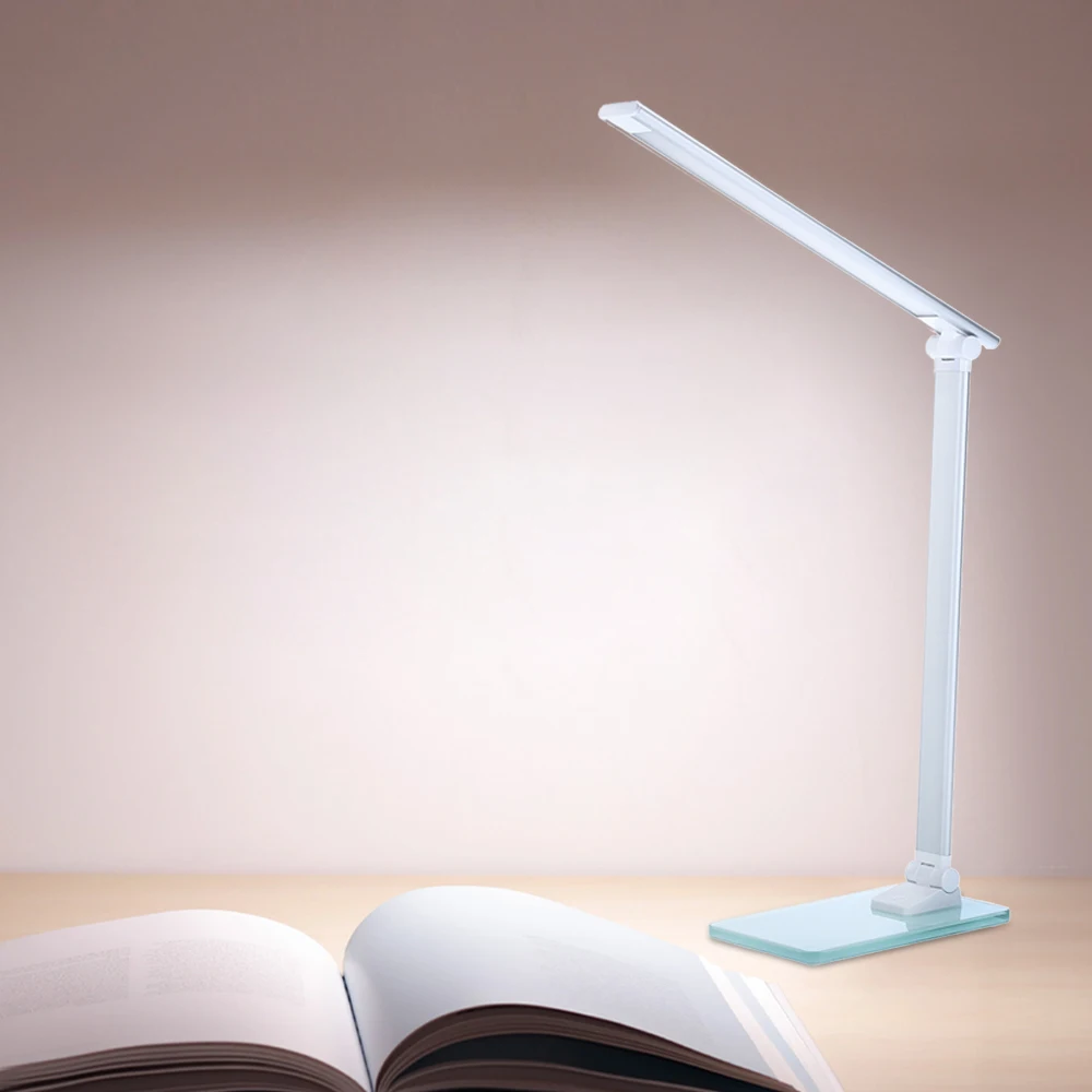  2018 New Desk Lamp Light Touch Sensor LED Table Lamp USB Dimmable Lights For Study Brightness Adjus