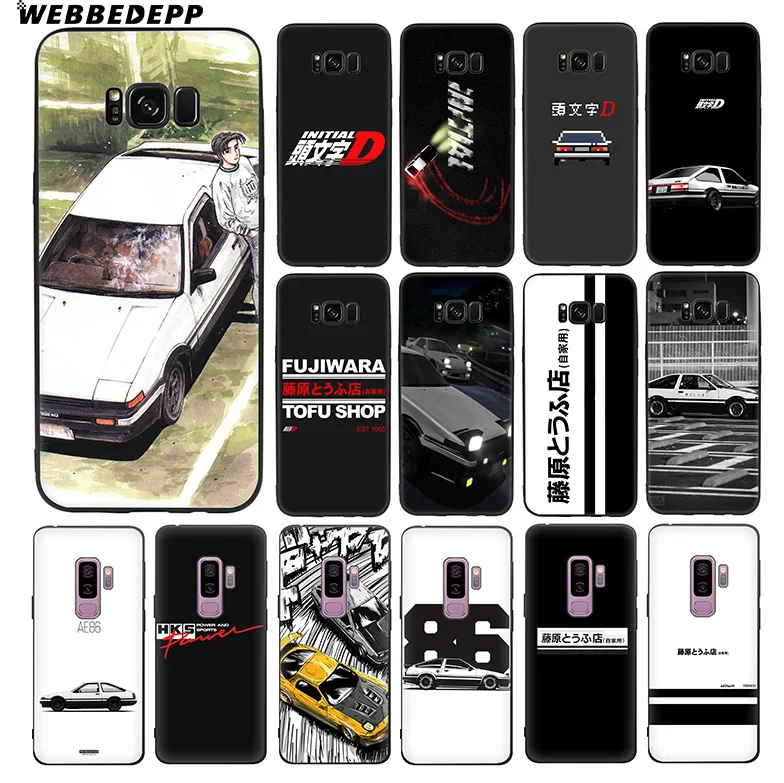 WEBBEDEPP Оригинальный D AE86 Мягкий ТПУ силиконовый чехол для Samsung Galaxy S10 S10e S9 S8 Plus S7 S6 Edge