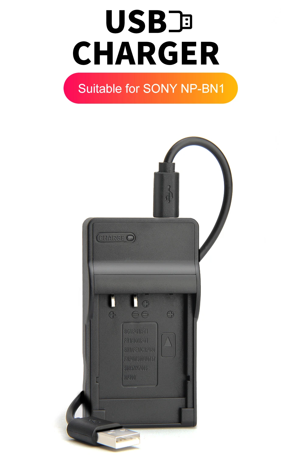 Матрица USB Батарея Зарядное устройство для sony NP-BN1 BC-CSN DSC-W320 W330 W350 W360 W390 W510 W520 W530 W550 W580 W610 W620 W650