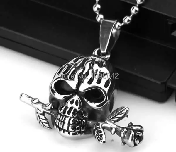 Free shipping!!!Stainless Steel Jewelry Pendants Fashion 316L Stainless Skull enamel 32x32mm Hole:Approx 4x7mm | Украшения и