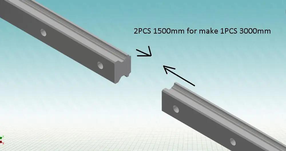 2 шт HGR 30-2440 мм линейные рельсы+ 4 HGW30CA+ 2 шт HGR25 L2920 с док-станцией(1460+ 1460)+ 4 шт HGH25CA(зеленый