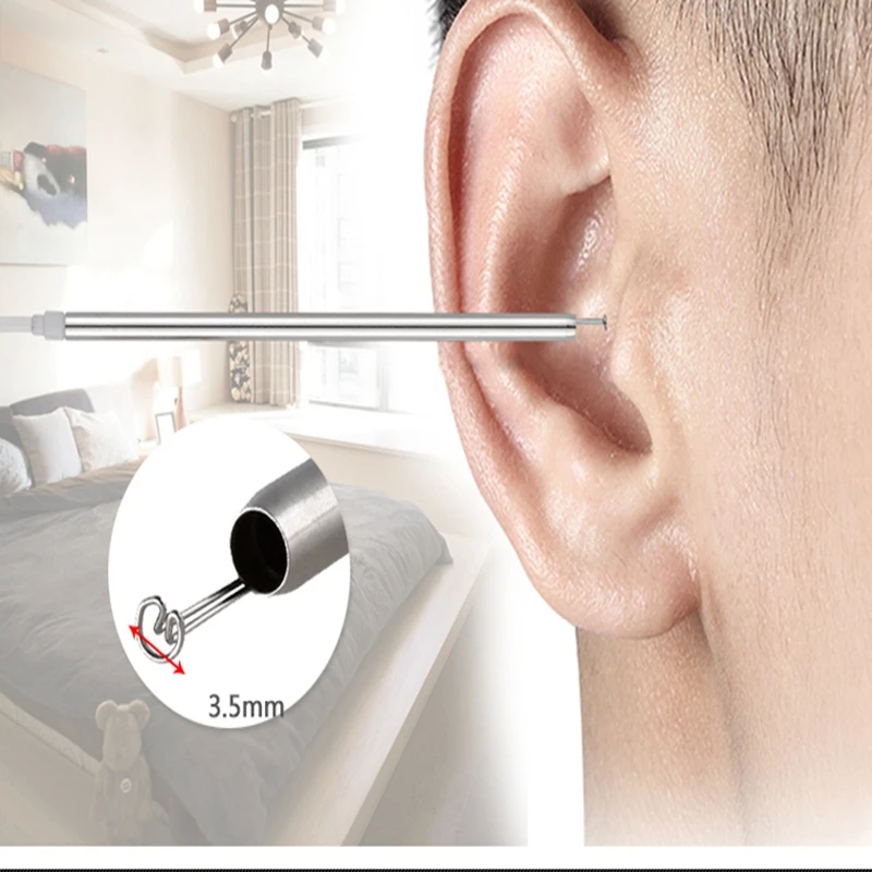 

2018 USB Ear Cleaning Endoscope Tool HD Visual Spoon Multifunctional With Mini Camera en Ear Care Health Care