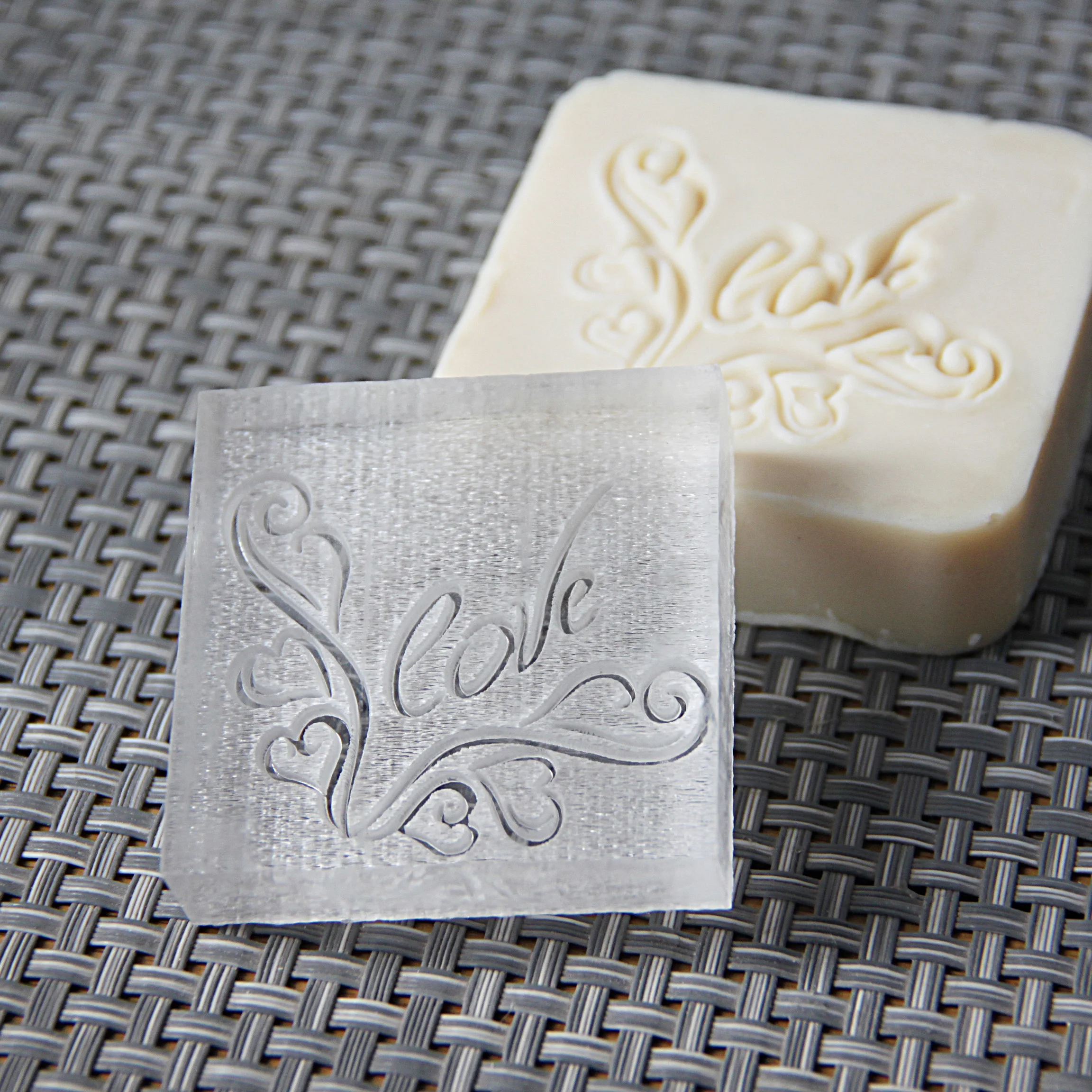 Custom DIY handmade soap stamp clay sealin Stamps from Home & Garden