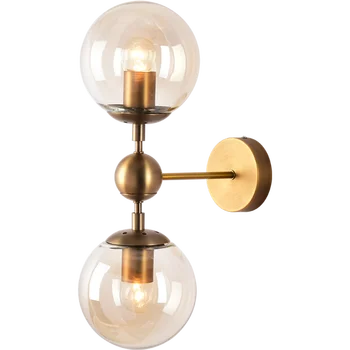 

Simple modern glass ball wall lamp hotel bedroom bedside lamp dining room living room corridor aisle wall lamps mx4271032