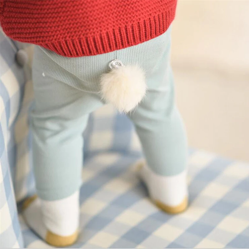 

Spring Baby Pants Knitted Cotton Newborn Baby Leggings Autumn Baby Boy Girls Trousers Boy Girl Baby Clothing Toddler Kids Pant