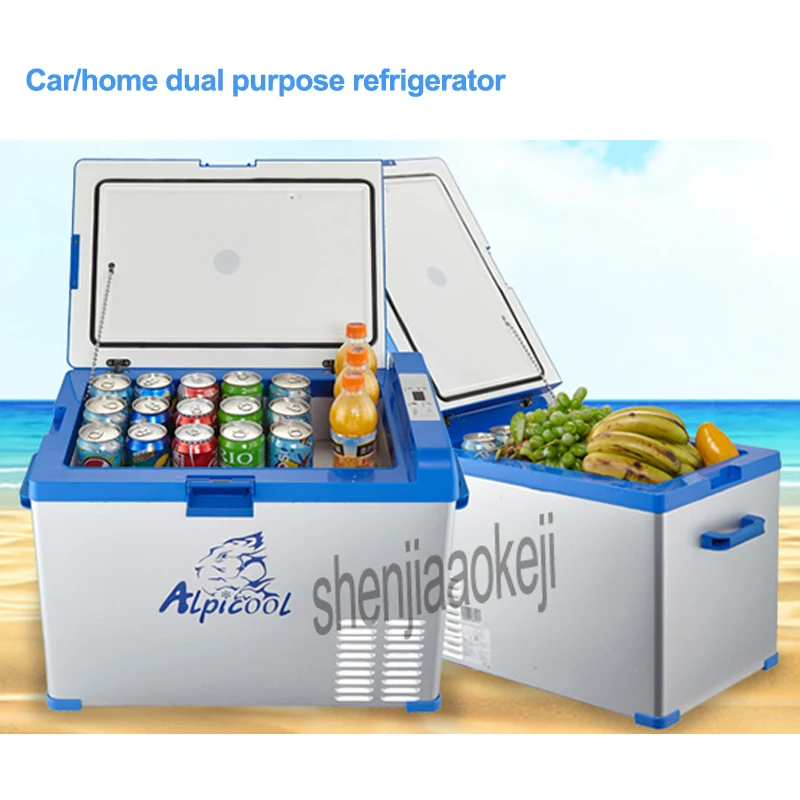 Car/Household Refrigerator Portable Freezer Mini Fridge Compressor Cooler Box Insulin Ice Chamber Depth Refrigeration 50L 45W portable multifunctional woodworking chamfering planer adjustable depth 45 ° bevel planer multi angle chamfering tool