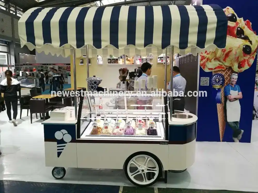 Factory price gelato cart for sale/gelato display cart/mobile food ice cream carts /Ice cream