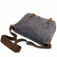 Nouveau sac à bandoulière en toile épaisse de style tendance pour hommes, sac messager, sac bandoulière vintage pour hommes, sac de loisirs décontracté pour garçons 4