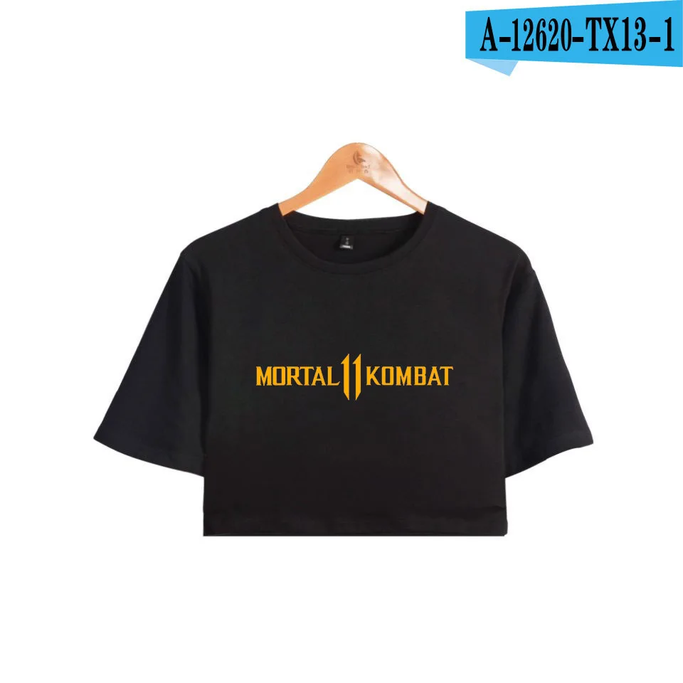 Mortal Kombat 11 игры мультфильм футболка для женщин аниме битва Harajuku уличная Пот хип