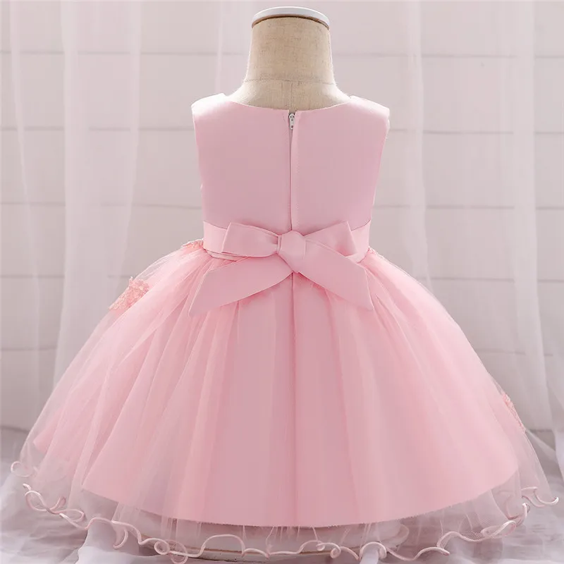 Платье для маленьких девочек элегантный блесток, платья с вышивкой для новорожденных от 0 до 24 месяцев, 1 год, день рождения, свадьба, принцесса, Одежда для младенцев