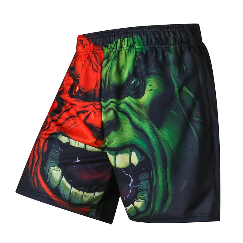 Skup 3D drukarki mężczyźni lato przyczynowy spodenki Plus Size oddychające marki plaży ubrania luźne Homme spodenki szybkie Qry poliestrowe spodnie