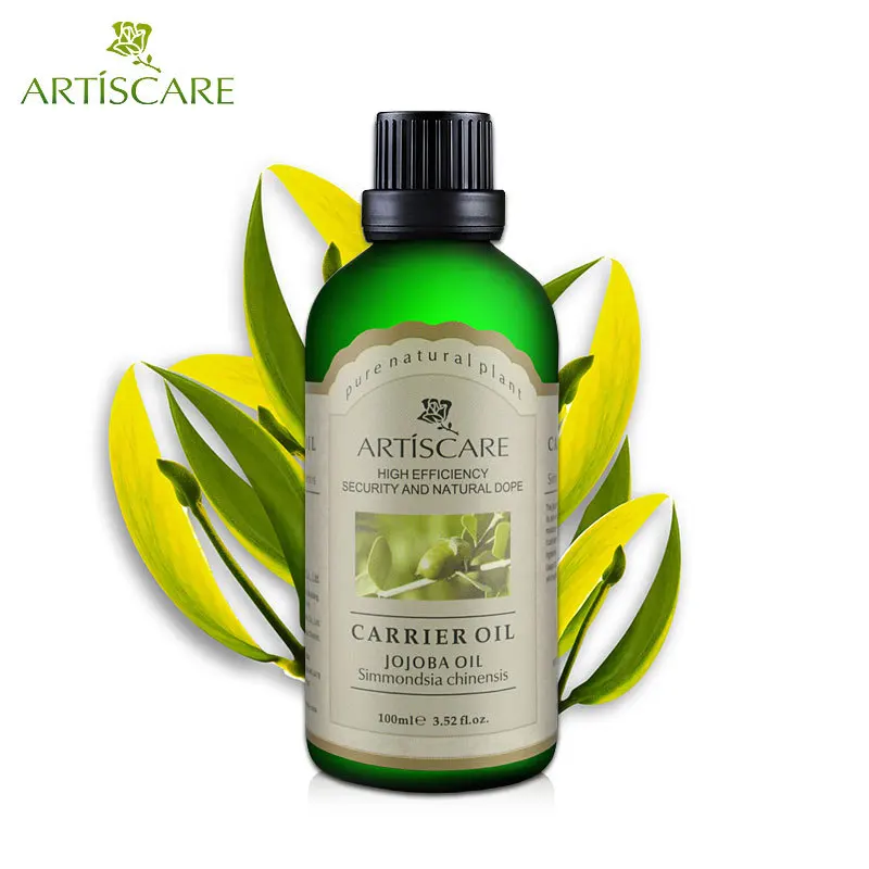 

ARTISCARE 100% Natural Jojoba Base Oil 100ml Essential Oil for Moisturize Hydrated Fade Wrinkles Massage Oil SPA Carrier Oil