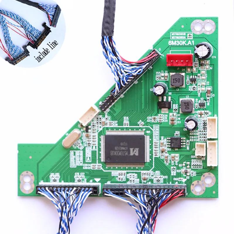 

Universal LCD LED Screen 120HZ Adapter Board PL.MS6M30K.1 Frequency Plate lvds screen line