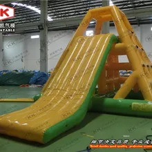 Надувные восхождение водонапорная башня/поплавок надувные воды восхождение горка для аквапарка