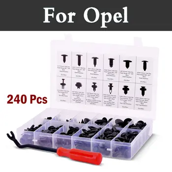 

240x/Set Plastic Case Car Auto Body Push Type Retainer Pin Rivet Trim For Opel Insignia Karl Signum Speedster Tigra Vectra Vita