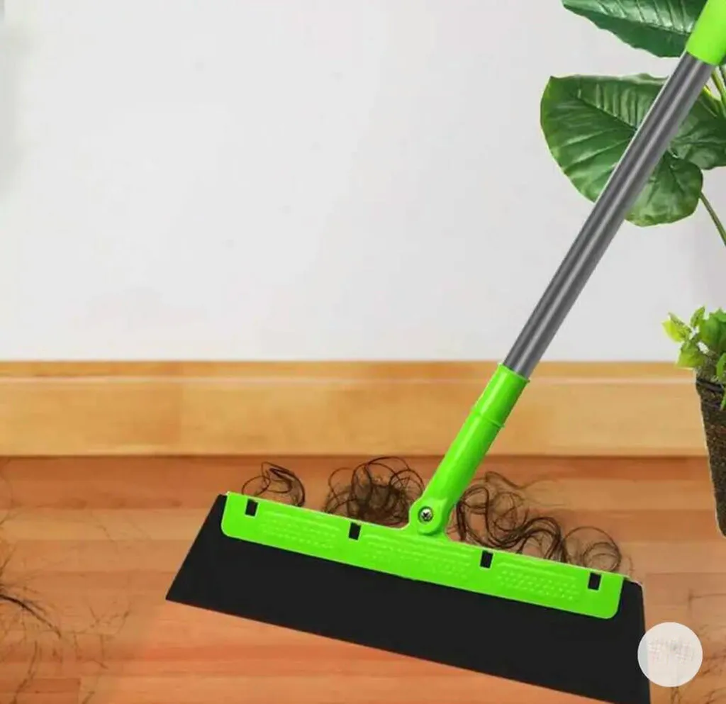 Magic Broom Sweeper Dust Hair Bathroom Wiper Broom Rotate Connector rotating cleaning household scraping floor Rubber Tool6.18