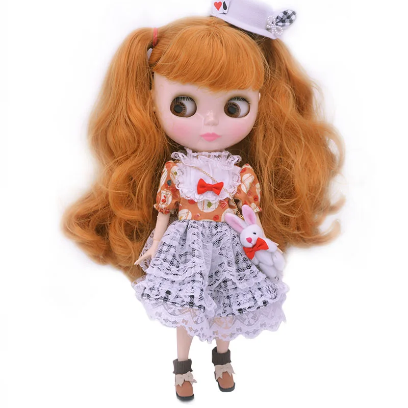

Blyth Doll BJD, Factory Neo Blyth Doll Nude Customized Frosted Face Dolls Can Changed Makeup Dress DIY, 1/6 Ball Jointed Dolls 9