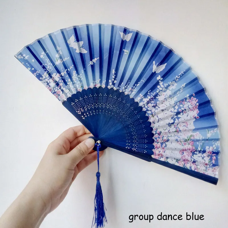 

Hand Fan Vintage Retro Style Cherry Blossom Pocket Fashion Chinese 1 Pcs Art Craft Gift Japanese Folding Fan Party Decor