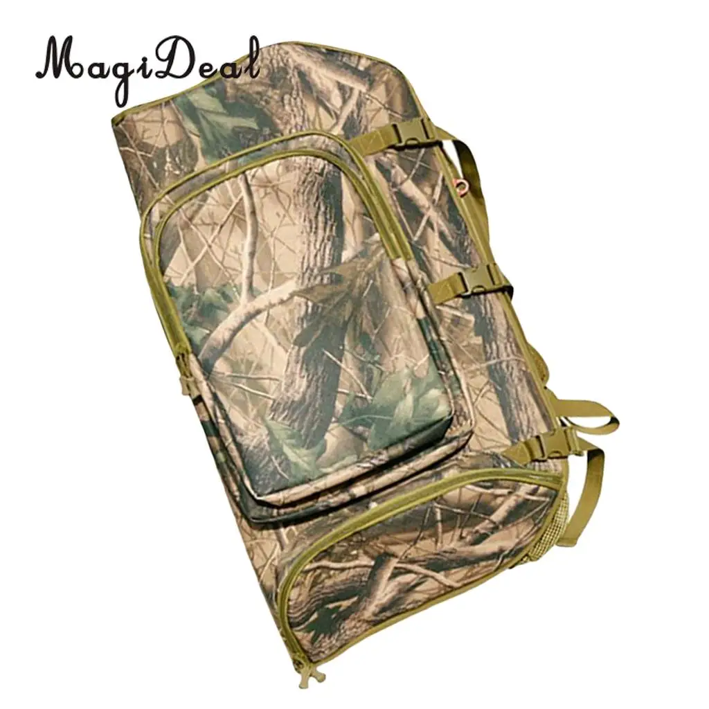 MagiDeal Perfeclan Nylon Hunting Archery Bow Backpack Bag Compound Bow Holder Case 600D Nylon for Camping Hiking Travell