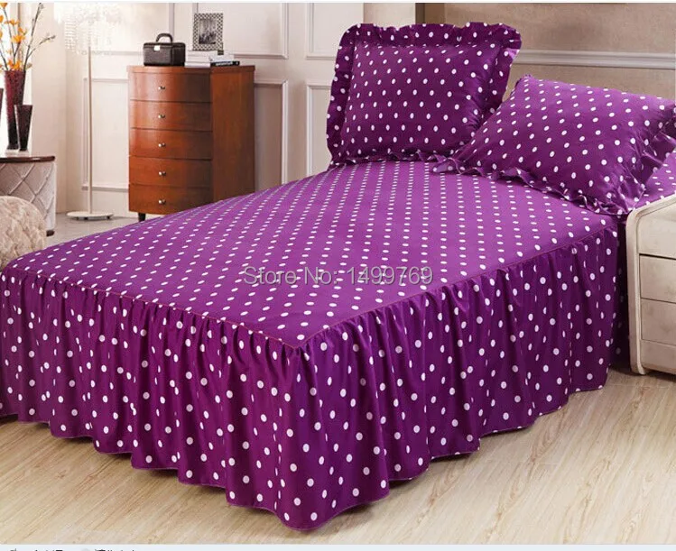 Free shipping 100 cotton printed twin full queen size fitted bedspread