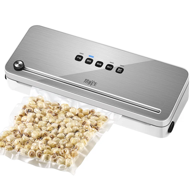

Household Commercial Fully Automatic Wet and Dry Multi-package Work Food Vacuum Sealer Electric Food Vacuum Sealer Gold Silver