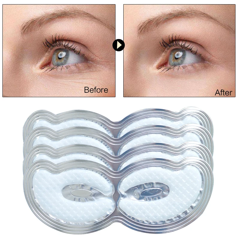 3 пары = 6 шт Золотая маска Кристалл Коллаген маска для глаз против морщин темный круг против отечности Гиалуроновая кислота патчи для глаз маска для лица