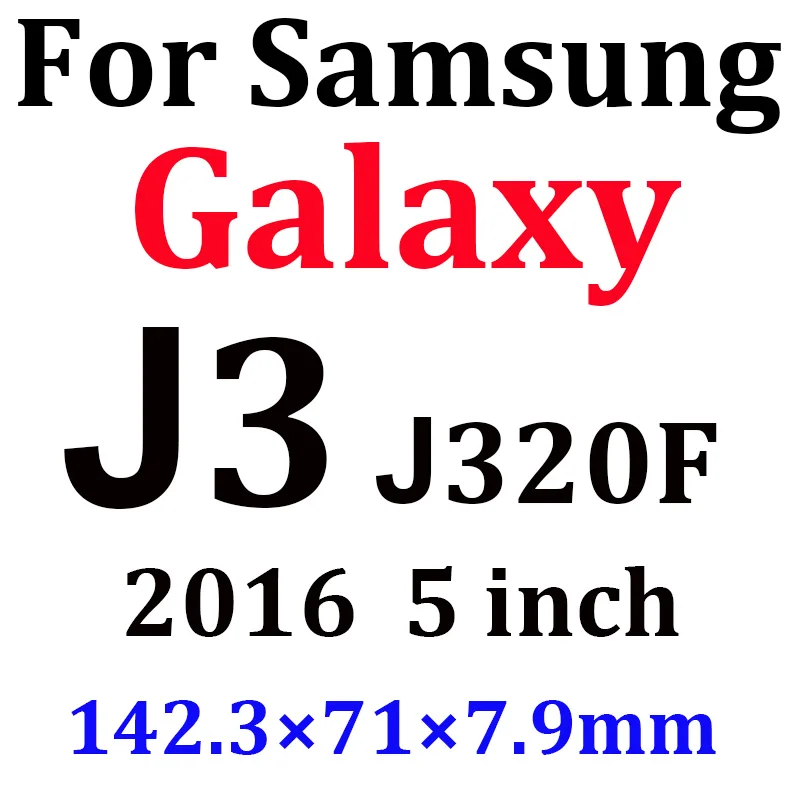 GerTong полное покрытие из закаленного стекла для samsung Galaxy J5 J7 A5 J3 A8 A6 Plus J6 Защитная пленка для экрана - Цвет: For J3 J320 2016