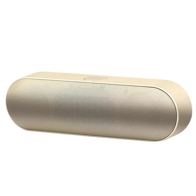 Casaland Портативный беспроводной Bluetooth динамик Мини Pill type динамик s стерео громкий динамик Поддержка FM TF карта AUX - Цвет: Gold