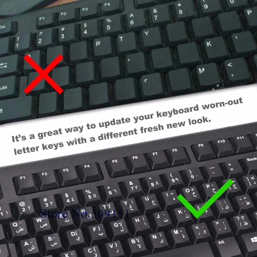 Водонепроницаемый Русский Испанский Немецкий Иврит Клавиатура Наклейка s английская французская буква Алфавит макет наклейка ноутбук Настольный компьютер