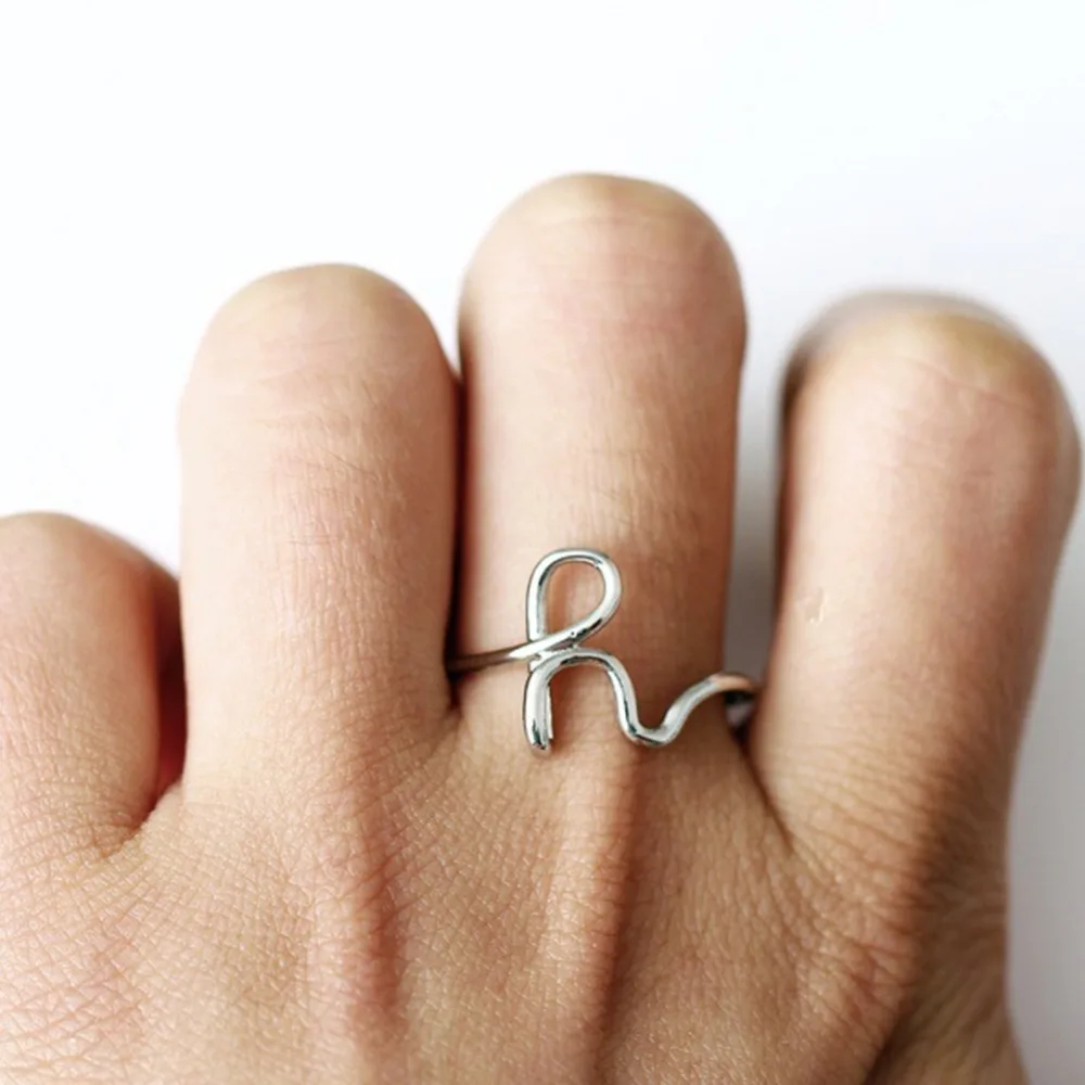 24 x 18 mm silver plated annual ring Connectors making supply girl earrings necklace charm EM0188-24 - S 2 PCS