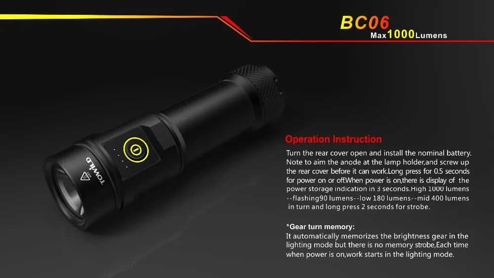 TOWILD BC06(-08