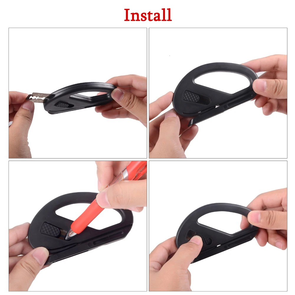 EHDIS 6pcs Vehicle Sticker Auto Accessories Tints Tools Kit Vinyl Film Carbon Fiber Squeegee Scraper Car Wrapping Cutter Knife EHDIS 6pcs Vehicle Sticker Auto Accessories Tints Tools Kit Vinyl Film Carbon Fiber Squeegee Scraper Car Wrapping Cutter Knife