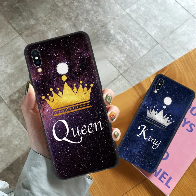 

Queen silicon For Huawei P20 Lite P30 P Smart 2019 P10 P8 P9 mini Mate 20 Pro Black Matte TPU Soft Case For Huawei P30 Pro King