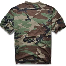 Летняя мужская камуфляжная футболка для охоты, дышащая армейская тактическая Боевая футболка, военная сухая Спортивная камуфляжная уличная футболка для кемпинга
