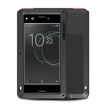 Love Mei Armor для Sony Xperia XZ Premium чехол для Sony Xperia XZ водонепроницаемый ударопрочный Алюминиевый металлический корпус из закаленного стекла