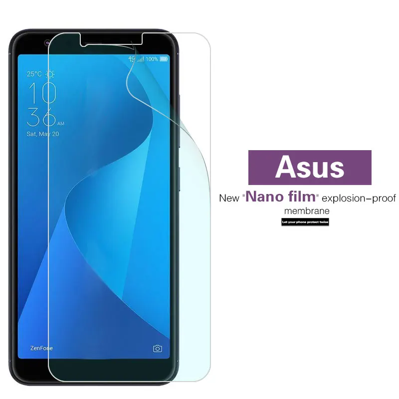Защитная нано пленка для ASUS Zenfone Max Plus ZB570TL Pro ZB601KL ZB602KL ZC550KL мягкая защитная