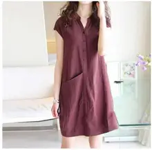 2016Summer Maternity Clothes Casual Cotton Dress Pregnancy Clothing Loose Short Dress For Pregnant Women 3Colors Elegant Costume