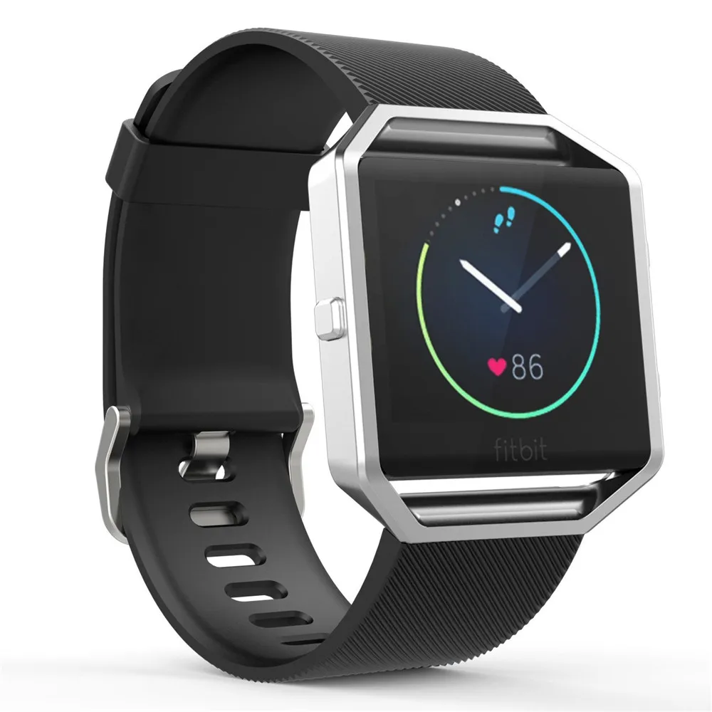 Мягкий силиконовый ремешок TORQUILA для Fitbit Blaze, Смарт-часы для фитнеса, регулируемый дышащий сменный светильник, спортивный ремешок