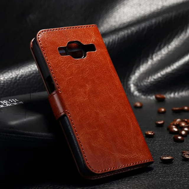 Exquisite Retro PU Leather Wallet Case For Samsung Galaxy Core Prime G360H G361H SM-G360H SM-G361H G360 G361 Phone Cover