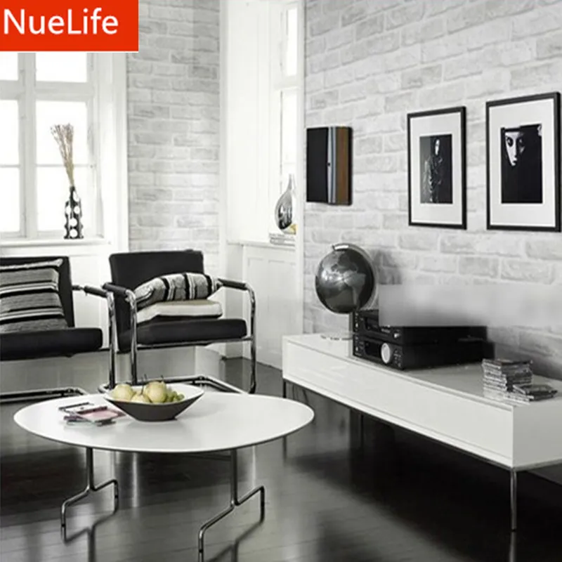 

0.53x10m Modern Chinese style 3D Graffiti Thick Gray Brick Wallpaper Restaurant BATHROOM Living Room Background Wallpaper