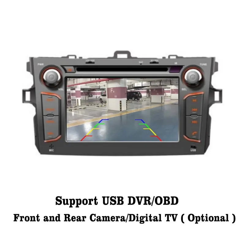 Liislee Android 7,1 2G ram для toyota corolla axio автомобильный Радио, аудио и видео мультимедийный dvd-плеер wifi DVR gps-навигатор