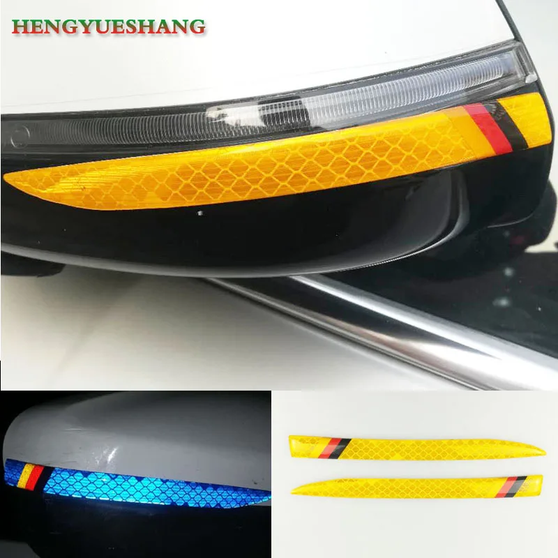 

2PCS Carbon Fiber Rearview Mirror Reflector Sticker for infiniti fx35 q50 g35 g37 qx70 qx50 fx Anti-scratch Strip Car Styling