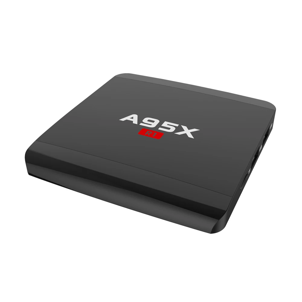A95X R1 الروبوت 7.1 التلفزيون مربع الروبوت الذكية مربع Amlogic S905W رباعية النواة 4 كيلو x 2 كيلو HD 1 جيجابايت/8 جيجابايت 2 جيجابايت/16 جيجابايت H.265 2.4 جيجا ه...