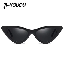 Солнцезащитные очки для Для женщин Новое Милое сексуальное ретро в форме кошачьих глаз солнцезащитные очки Для женщин Треугольники Винтаж недорогие солнцезащитные очки высокое качество UV400