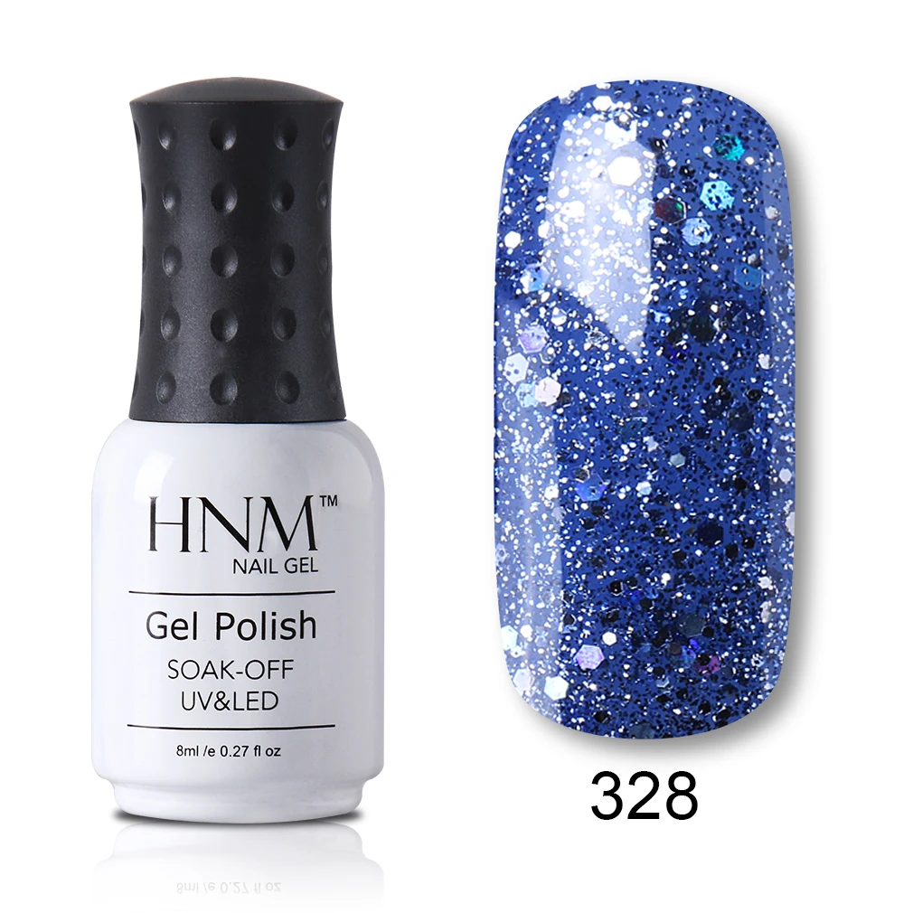 HNM 8 мл Лак для ногтей тиснение Блестящий лак для ногтей Vernis a Ongle Nagellak бриллиантовый Блестящий Гель-лак для ногтей Гибридный лак - Цвет: 328