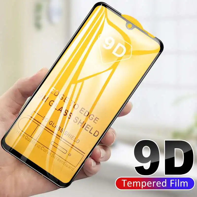 9D полное Защитное стекло для huawei Y5 lite Y6 Y7 Y9 Prime закаленное стекло на Huawey Enjoy 8 Plus 7S HD защита экрана