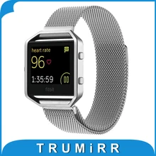 23mm Milanese Loop Band for Fitbit Blaze Smart Fitness Watch Stainless Steel Magnetic Closure Bracelet Replacement Link Strap