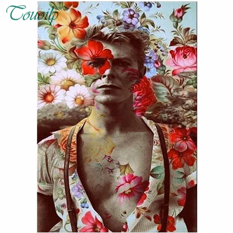 

5D DIY Diamond Painting Cross Stitch David Bowie,men, Home Decor Embroidery portrait painting Full Diamond Mosaic stickers,gift