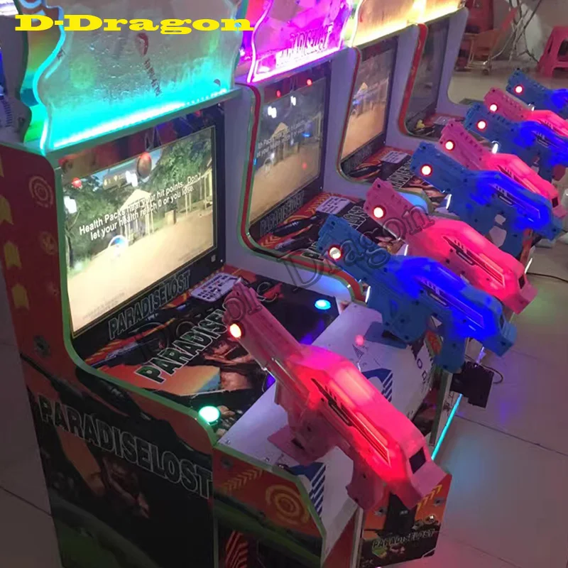 US $218.99 2pc Coin Operated Simulator Gun for AlienParadise Lostthe house of dead 3 in 1PC MOTHERBOARD CONVERTING ALIENS EXTERMINATION