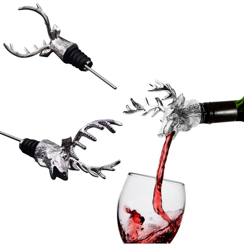 Винные аксессуары голова оленя красное вино пробка цинковый сплав творческая личность Бар Инструмент